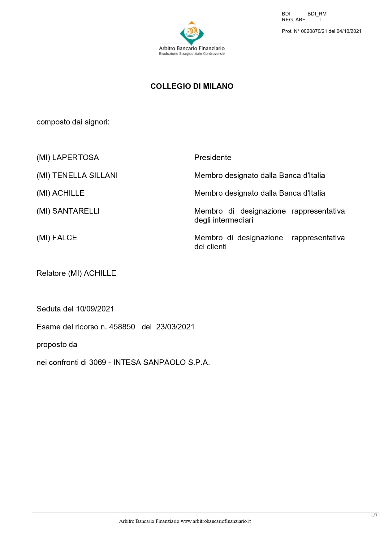 Decisione Collegio ABF 20870-21 Mazzarini_page-0001
